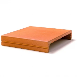 Skånsk Natural Terracotta Klinker Gelænder Orange Matt 33x31 cm-2